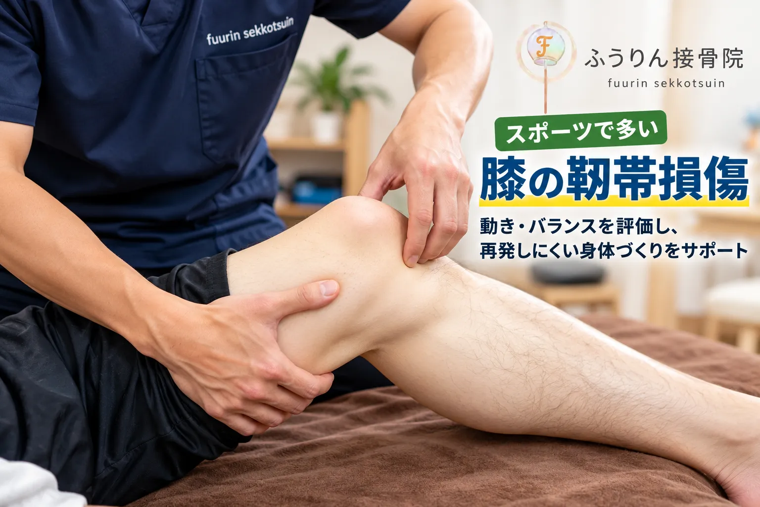 【スポーツで起こる膝の靱帯損傷とは?原因・症状・スポーツ復帰までの考え方|豊川市ふうりん接骨院】